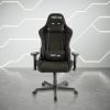 Techni Sport TS-F44 Fabric Ergonomic High Back Racer Style PC Gaming Chair, Black