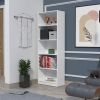 Sutton 4 Shelves Bookcase with Modern Storage Shelves