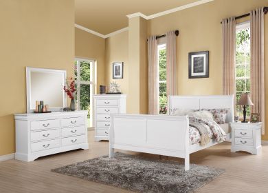 White Queen Bed