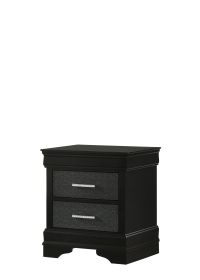 Amalia - Nightstand - Black