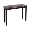 Linea Console / Hall Table with Chrome Accent