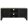 TV Stand Gray 41.3"x14.2"x18.5" Metal and MDF