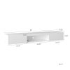 Wall Mounted Floating 65" TV Stand with 16 Color LEDs