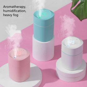 Mini Humidifier With LED Night Light, Cool Mist Humidifier (Color: Pink)