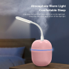 Air Humidifier Mini Ultrasonic USB Essential Oil Diffuser Car Purifier Aroma Anion Mist Maker for Home Car with LED Night Lamp