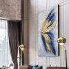 Best 100% Hand Painted Abstract Silver Gold Butterfly Oil Painting Canvas Art Modern Artwork Wall Art Picture Living Room Bedroom