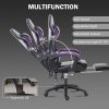 Ergonomic Gaming Chair for Adults, Comfortable Computer Chair for Heavy People, Adjustable Height Office Desk Chair with Wheels